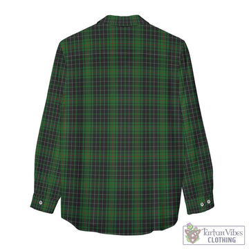 MacAulay Hunting Tartan Women's Casual Shirt with Family Crest