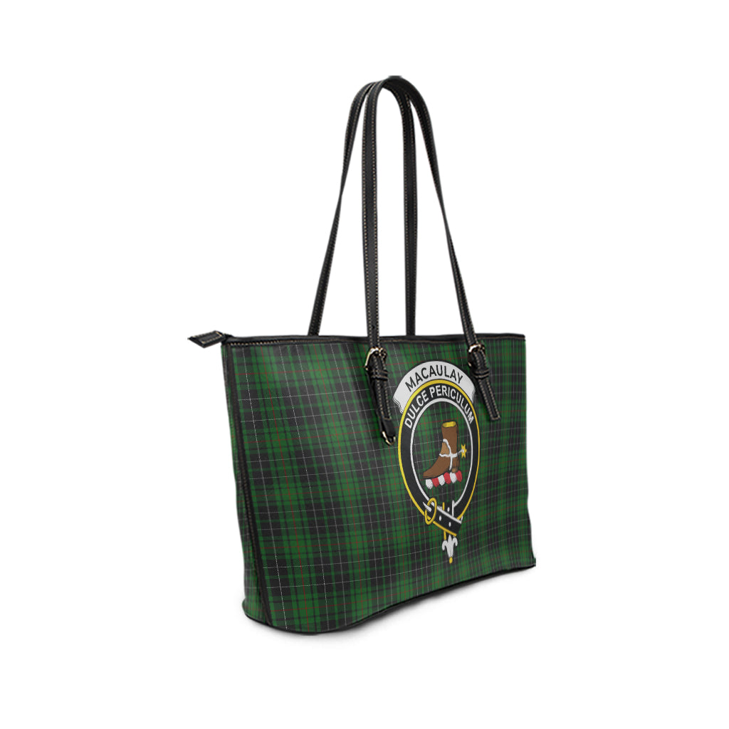 macaulay-hunting-tartan-leather-tote-bag-with-family-crest