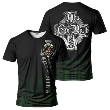 MacAulay Hunting Tartan T-Shirt Featuring Alba Gu Brath Family Crest Celtic Inspired