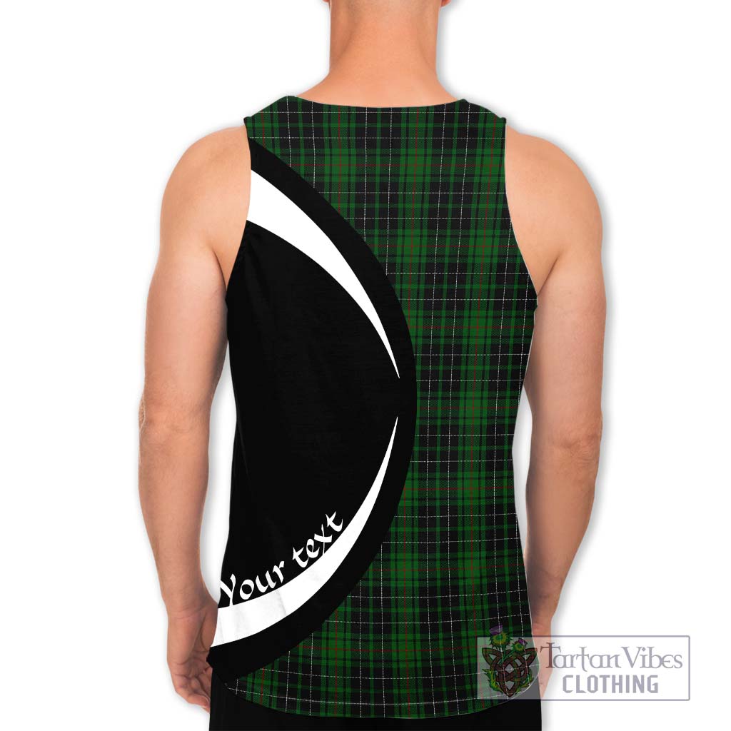 MacAulay Hunting Tartan Men's Tank Top with Family Crest Circle Style - Tartan Vibes Clothing