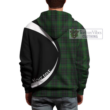 MacAulay Hunting Tartan Hoodie with Family Crest Circle Style