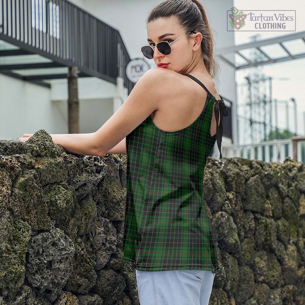 Tartan Vibes Clothing MacAulay Hunting Tartan Loose Halter Neck Camisole