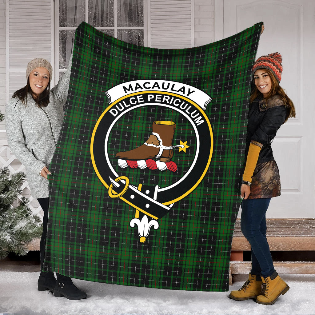 macaulay-hunting-tartab-blanket-with-family-crest