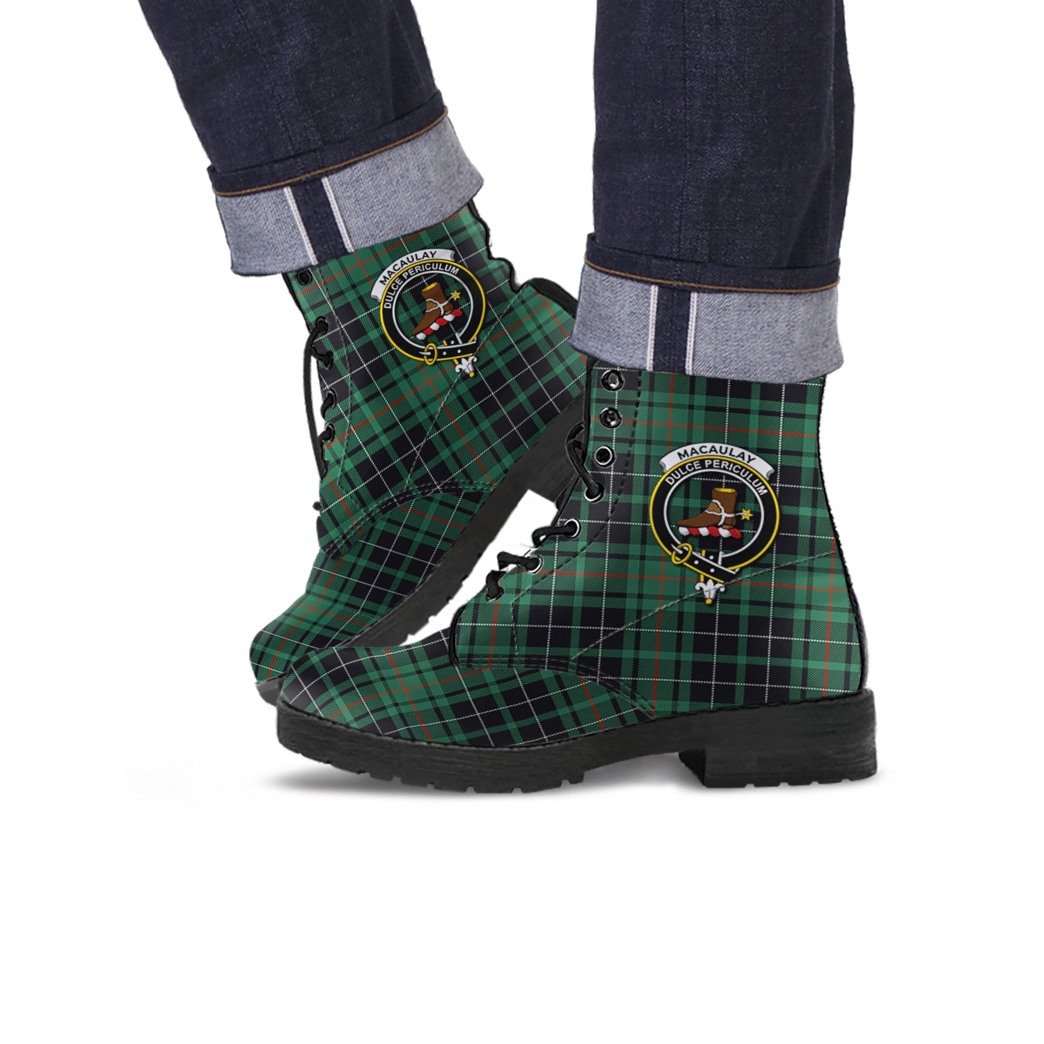 macaulay-hunting-ancient-tartan-leather-boots-with-family-crest