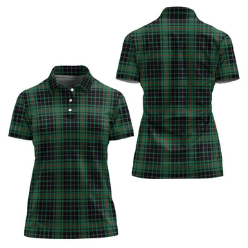 MacAulay Hunting Ancient Tartan Polo Shirt For Women