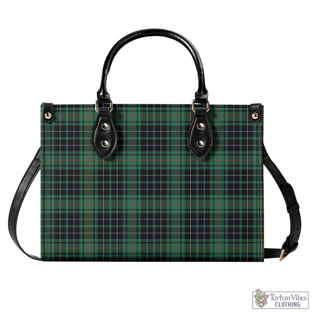 Tartan Vibes Clothing MacAulay Hunting Ancient Tartan Luxury Leather Handbags