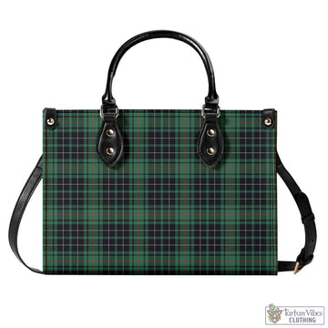 MacAulay Hunting Ancient Tartan Luxury Leather Handbags