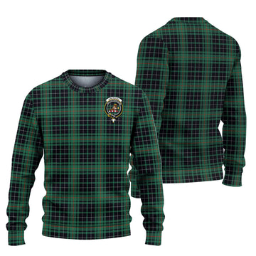 MacAulay Hunting Ancient Tartan Knitted Sweater with Family Crest