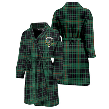 MacAulay Hunting Ancient Tartan Bathrobe with Family Crest