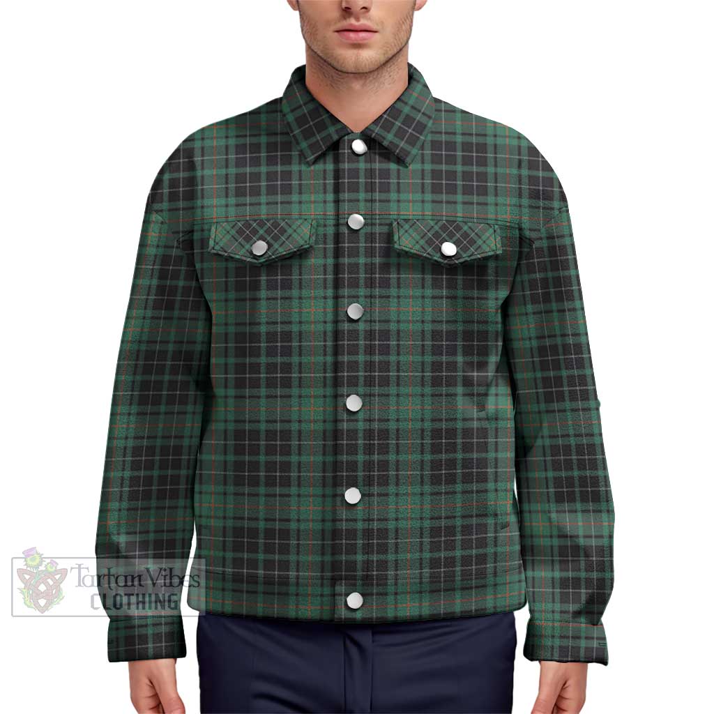 Tartan Vibes Clothing MacAulay Hunting Ancient Tartan Unisex Lapel Cotton Jacket