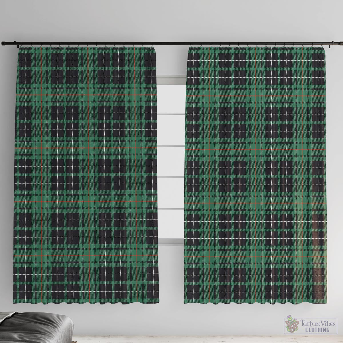 MacAulay Hunting Ancient Tartan Window Curtain