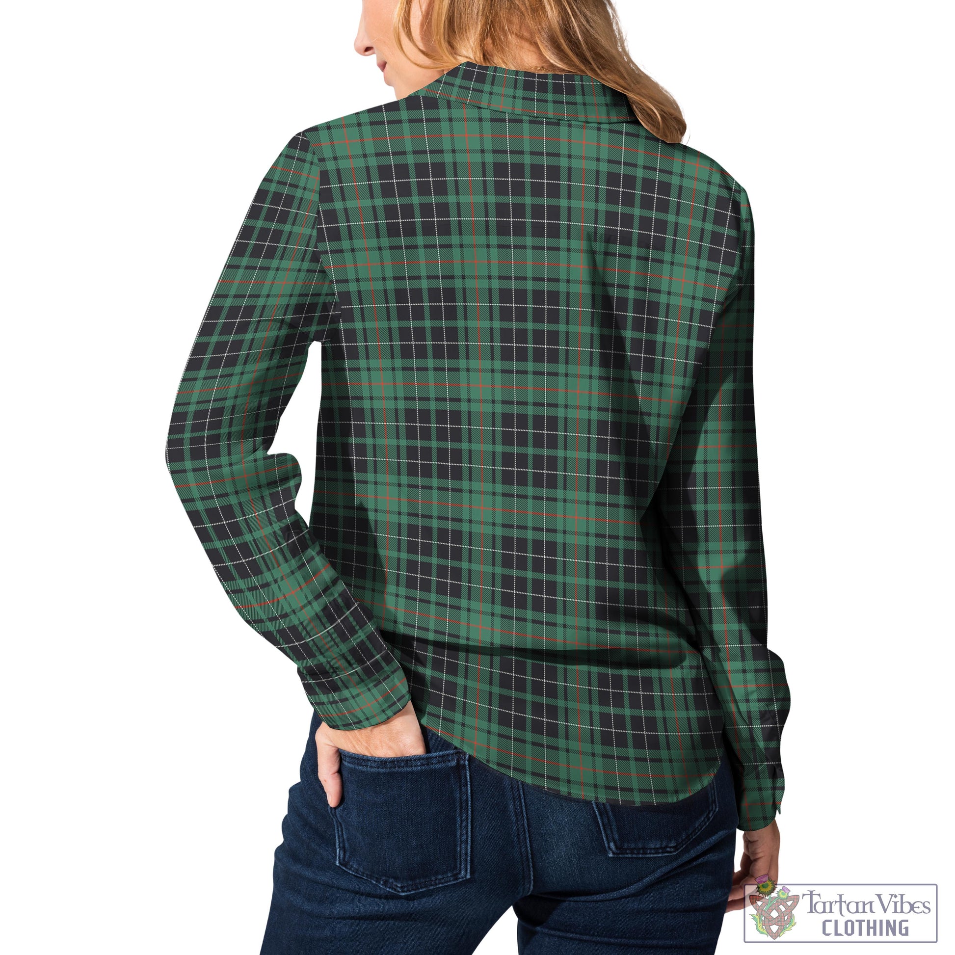 MacAulay Hunting Ancient Tartan Womens Casual Shirt