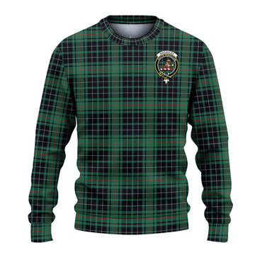 MacAulay Hunting Ancient Tartan Knitted Sweater with Family Crest