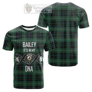 MacAulay Hunting Ancient Tartan Cotton T-shirt with Family Crest DNA In Me Style