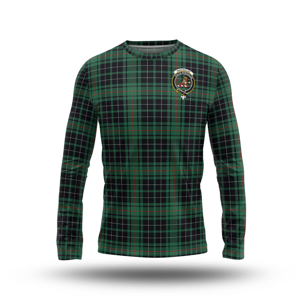 macaulay-hunting-ancient-tartan-long-sleeve-t-shirt-with-family-crest