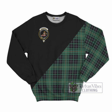 MacAulay Hunting Ancient Tartan Sweatshirt with Family Crest and Military Logo Style