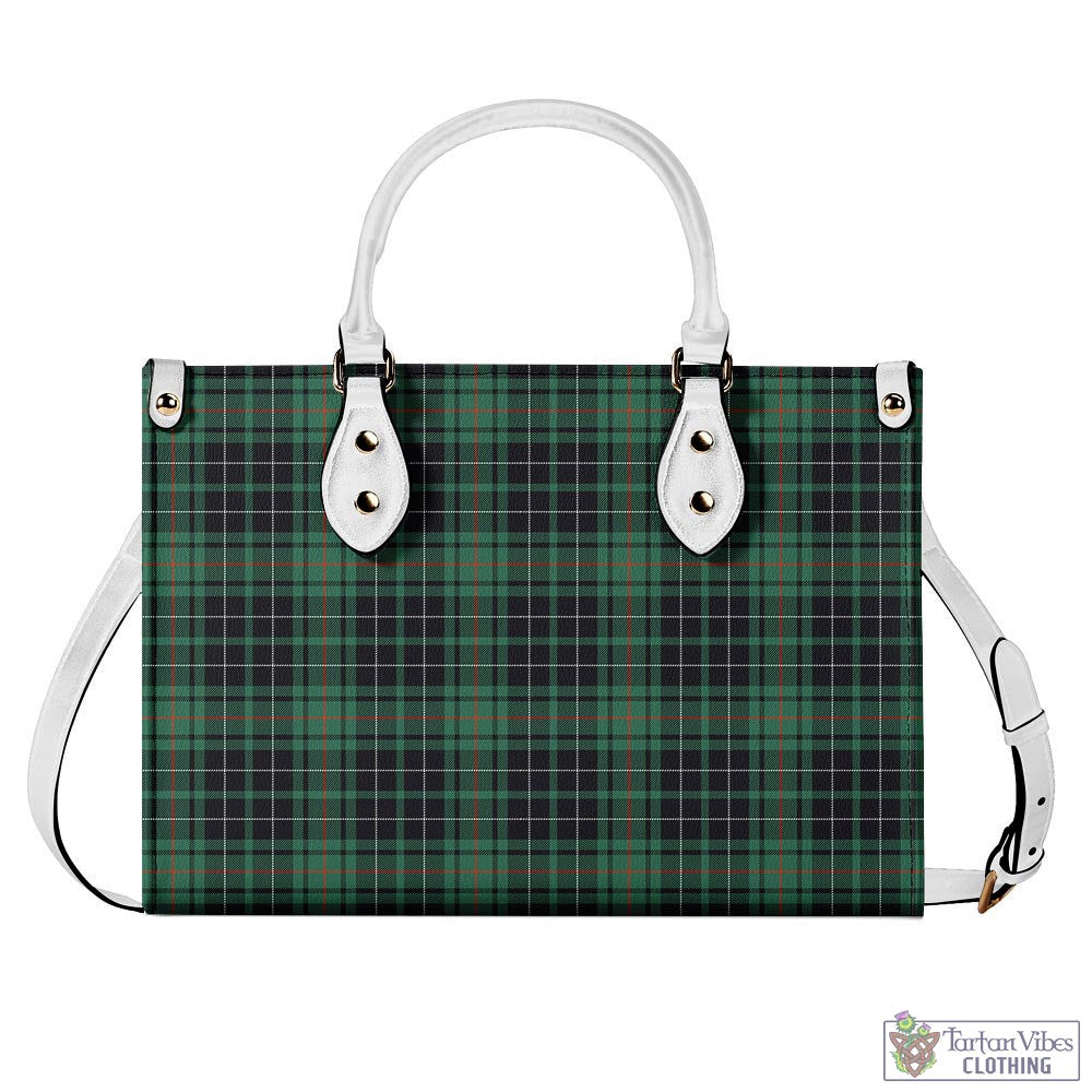 Tartan Vibes Clothing MacAulay Hunting Ancient Tartan Luxury Leather Handbags