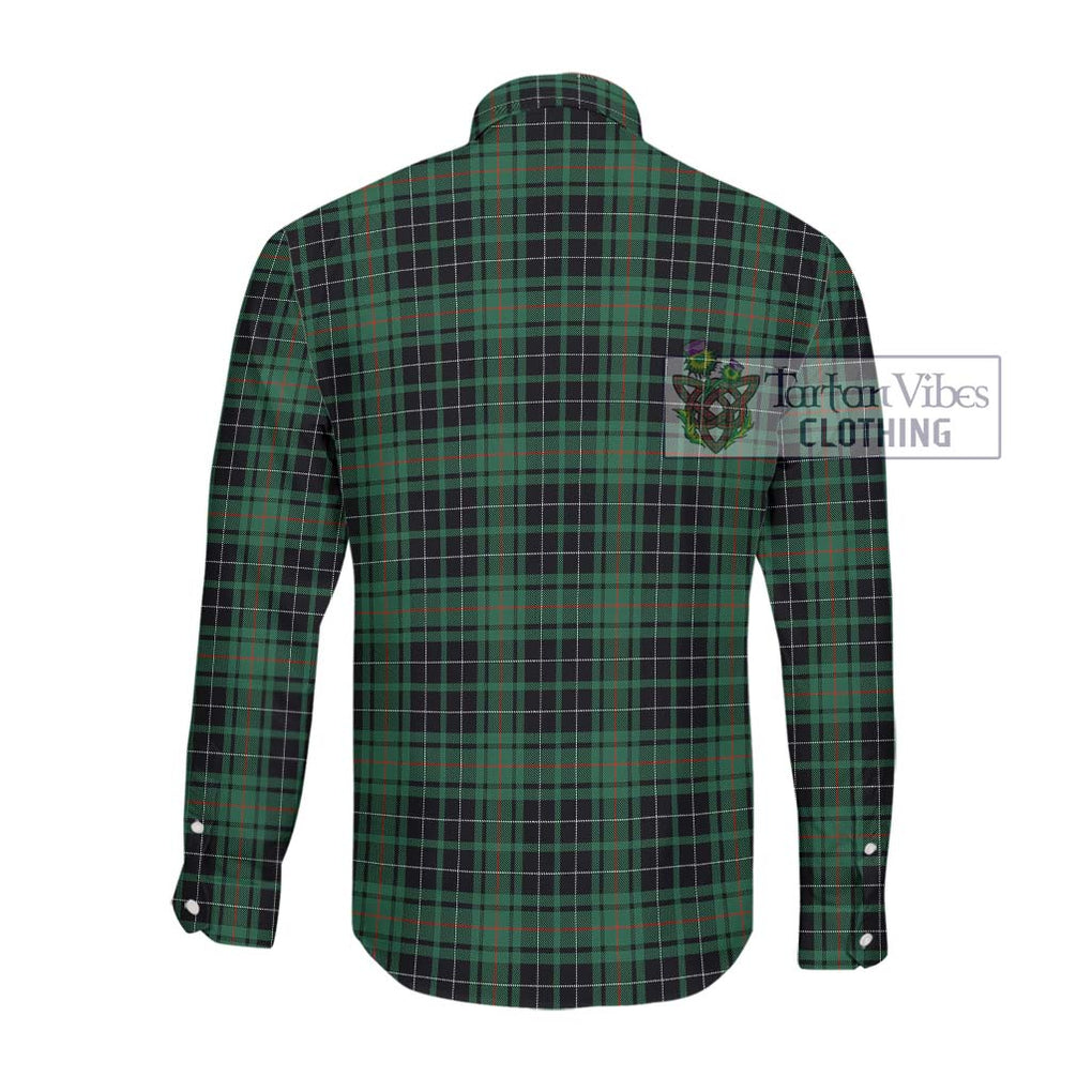 MacAulay Hunting Ancient Tartan Long Sleeve Button Shirt with Family Crest DNA In Me Style - Tartanvibesclothing Shop