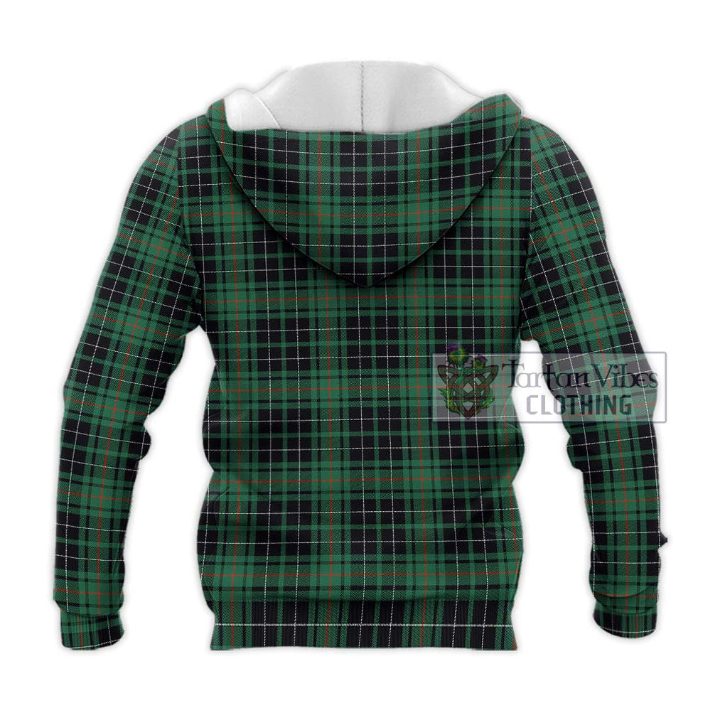 MacAulay Hunting Ancient Tartan Knitted Hoodie with Family Crest DNA In Me Style - Tartanvibesclothing Shop