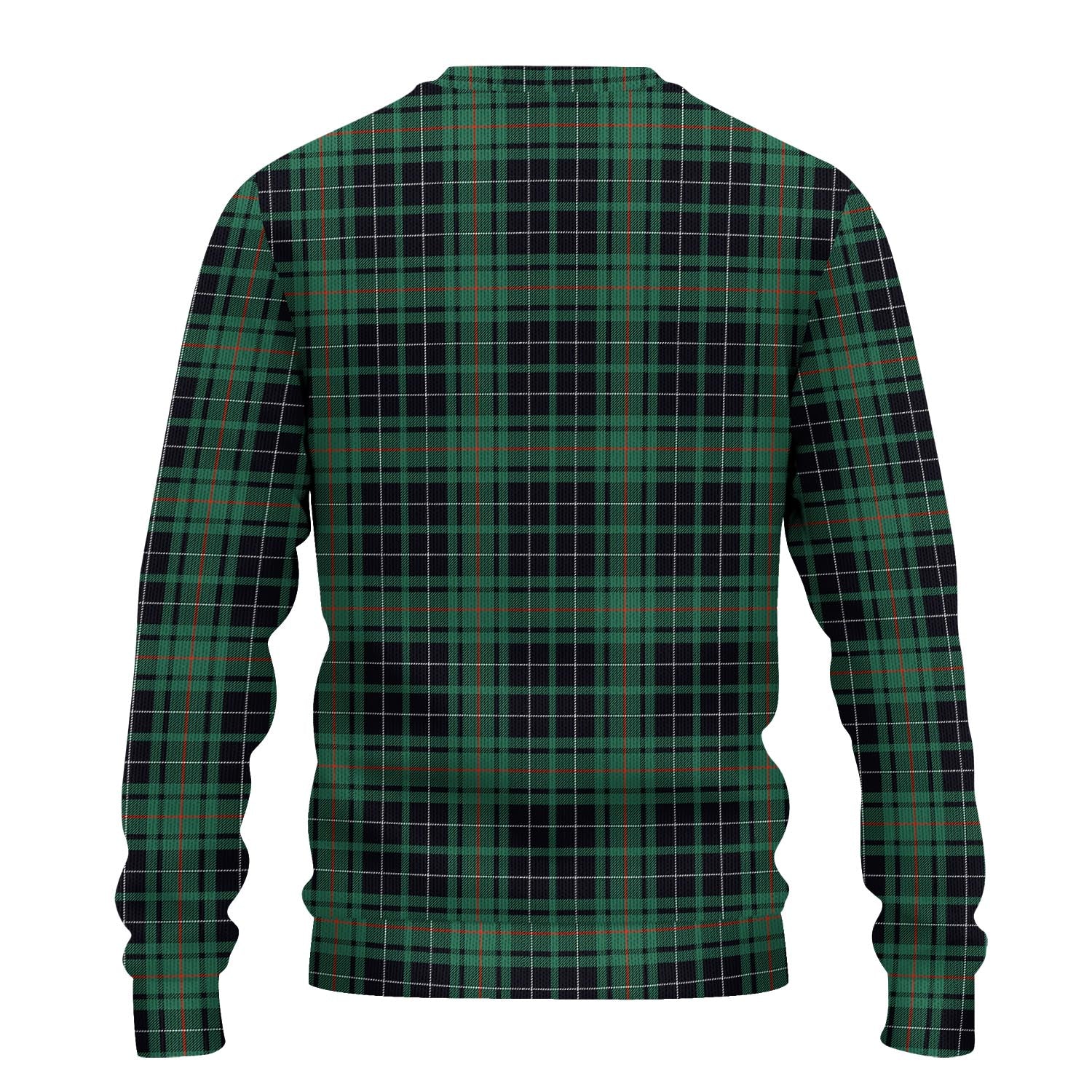 MacAulay Hunting Ancient Tartan Knitted Sweater with Family Crest - Tartanvibesclothing