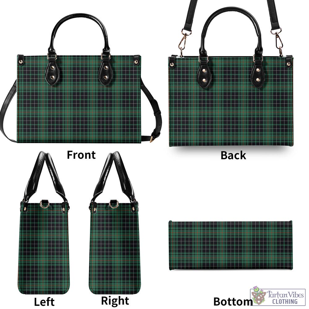 Tartan Vibes Clothing MacAulay Hunting Ancient Tartan Luxury Leather Handbags