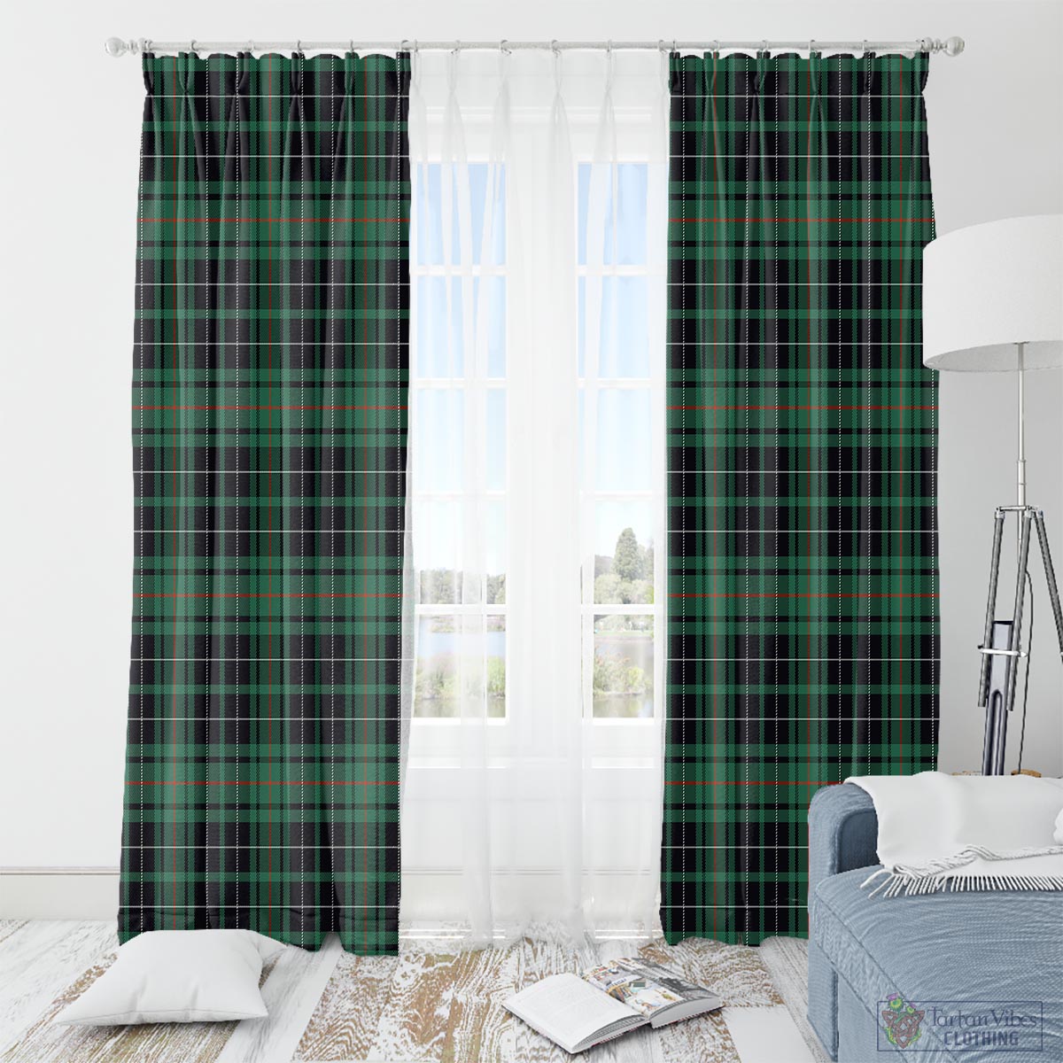 MacAulay Hunting Ancient Tartan Window Curtain