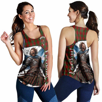 MacAulay (MacAuley) Crest Tartan Women's Racerback Tanks Inspired by the Freedom of Scottish Warrior