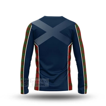 MacAulay (MacAuley) Tartan Long Sleeve T-Shirt with Family Crest and Scottish Thistle Vibes Sport Style