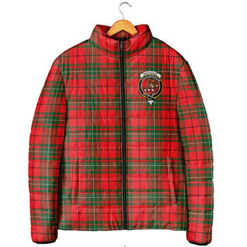 MacAulay Modern Tartan Padded Jacket with Family Crest