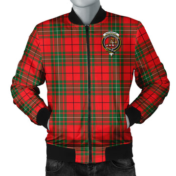 MacAulay Modern Tartan Bomber Jacket with Family Crest