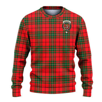 MacAulay Modern Tartan Ugly Sweater with Family Crest