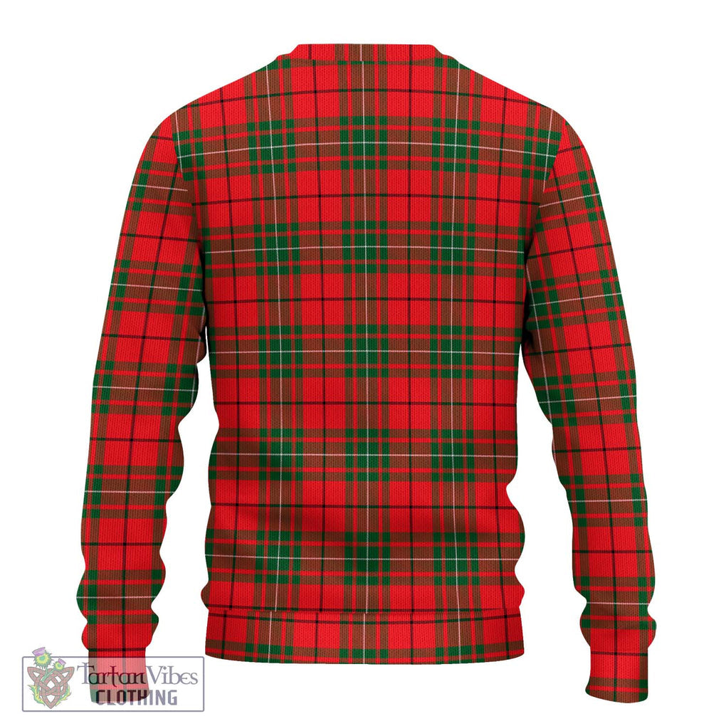 MacAulay Modern Tartan Knitted Sweater with Family Crest DNA In Me Style - Tartanvibesclothing Shop