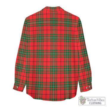 MacAulay Modern Tartan Women's Casual Shirt with Family Crest