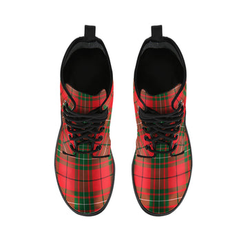 MacAulay Modern Tartan Leather Boots