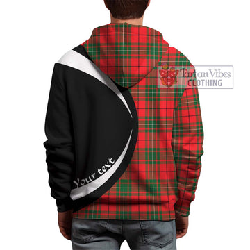 MacAulay Modern Tartan Hoodie with Family Crest Circle Style