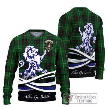 MacAulay of Lewis Tartan Ugly Sweater with Alba Gu Brath Regal Lion Emblem