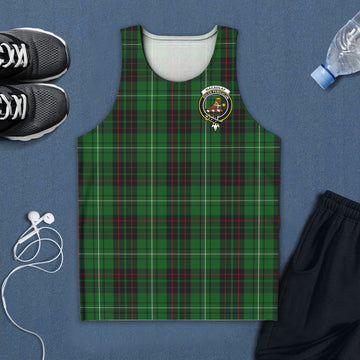 MacAulay of Lewis Tartan Mens Tank Top with Family Crest