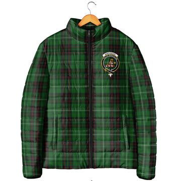 MacAulay of Lewis Tartan Padded Jacket with Family Crest