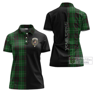 MacAulay of Lewis Tartan Women's Polo Shirt with Family Crest and Half Of Me Style