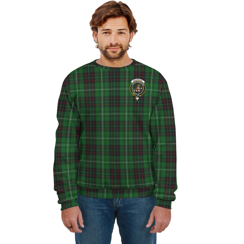 MacAulay of Lewis Tartan Sweatshirt with Family Crest Unisex - Tartan Vibes Clothing