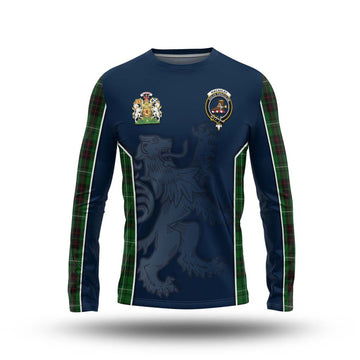 MacAulay of Lewis Tartan Long Sleeve T-Shirt with Family Crest and Lion Rampant Vibes Sport Style