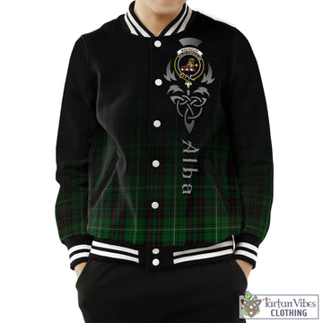 MacAulay of Lewis Tartan Baseball Jacket Featuring Alba Gu Brath Family Crest Celtic Inspired