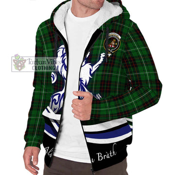 MacAulay of Lewis Tartan Sherpa Hoodie with Alba Gu Brath Regal Lion Emblem