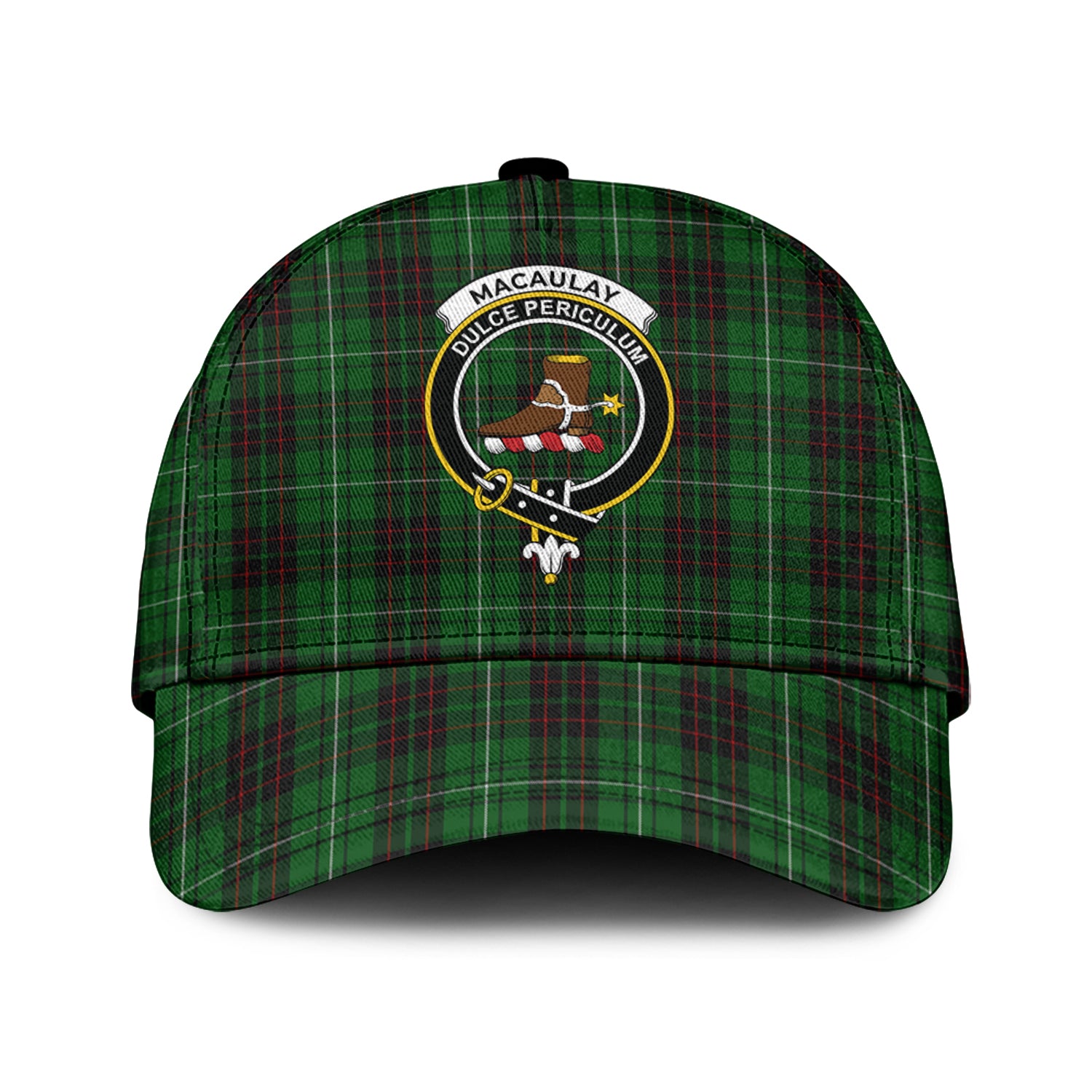 MacAulay of Lewis Tartan Classic Cap with Family Crest Classic Cap Universal Fit - Tartan Vibes Clothing