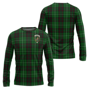 MacAulay of Lewis Tartan Long Sleeve T-Shirt with Family Crest