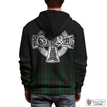 MacAulay of Lewis Tartan Hoodie Featuring Alba Gu Brath Family Crest Celtic Inspired