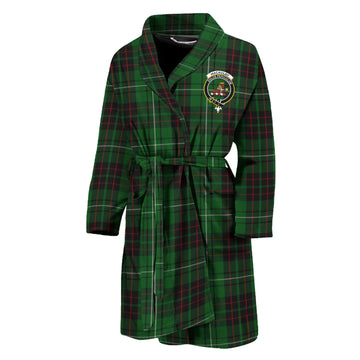 MacAulay of Lewis Tartan Bathrobe with Family Crest