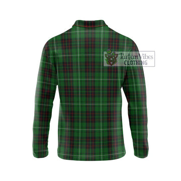 MacAulay of Lewis Tartan Long Sleeve Polo Shirt with Family Crest DNA In Me Style