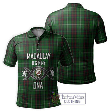 MacAulay of Lewis Tartan Polo Shirt with Family Crest DNA In Me Style