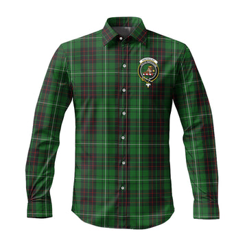 MacAulay of Lewis Tartan Long Sleeve Button Up Shirt with Family Crest